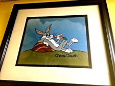 Warner Bros Cel Bugs Bunny Signed Chuck Jones Animation Art Cell picture