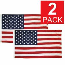 3x5 Ft American Flag w/ Grommets ~2 Pack~ USA United States of America ~US Flags picture