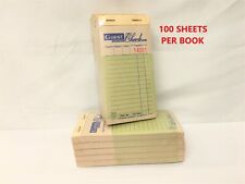 PACK OF 10 GUEST CHECK PADS Waiter Server Restaurant 100 Sheets Per Guest Book  picture