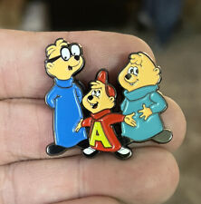 Alvin and The Chipmunks Enamel Pin Simon Theodore cartoon television hat lapel picture