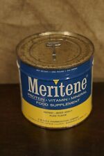 Vintage Un-open Meritene Protein Powder Can One Pound Can Tin picture