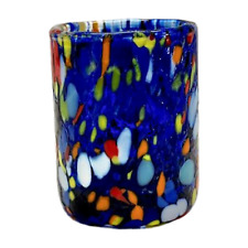 Handmade Murano Glass Shot Glass, Multiple Available, From Venice, Italy - BLUE picture