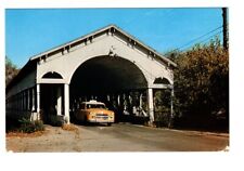 Vintage Shelby County Indiana Vine Street Covered Bridge Unposted Postcard #420 picture