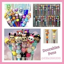 YOU PICK Disney Doorables Beaded Pens Handmade Series 4, 5, 6, 7, 8, 9, 10, 11 picture