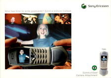 Sony Ericsson, CommuniCam Camera Attachment, T68i phone, promotional Postcard picture