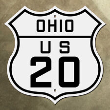 Ohio US route 20 highway marker road sign 1926 Toledo Cleveland picture