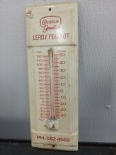 Vintage Carnation Genetics Advertising Thermometer  picture