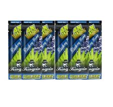 6X Packs Kingpin Blueberry Rolling Paper Wraps picture