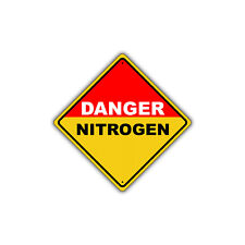 Danger Nitrogen Diamond Sign OSHA Caution Notice Safety Aluminum Metal Sign picture