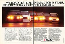 1981 Isuzu I-Mark Diesel 2-page Advertisement Print Art Car Ad K78 picture