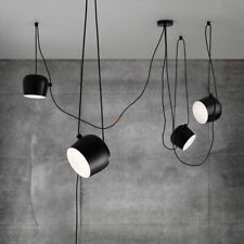 Modern DIY Drum Suspension Chandelier LED Pendant Lamp White Ceiling Light picture
