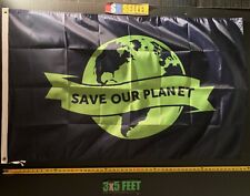 Save Earth Flag FREE USA SHIP Save Our Planet B Go Green Renewable USA Sign 3x5' picture