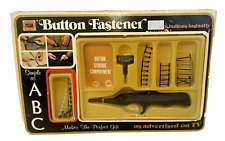 Vintage 1972 Picam Button Fastener With Bonus Refill Attacher Pack picture