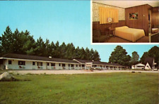 Travellers Paradise Motel Tee Tee Restaurant Roscommon Michigan Postcard picture