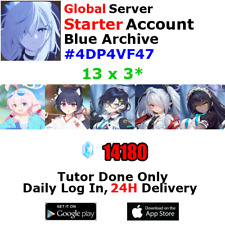 [Global] Blue Archive Starter Account 13x3* 14k+Pyroxene #4DP4 picture