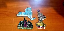 Lot Of 3 New York City Refrigerator Magnets  picture