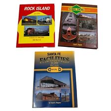 Morning Sun Railroad Train 3 Books Lot Hard Cover Santa Fe Illinois Rock Island picture