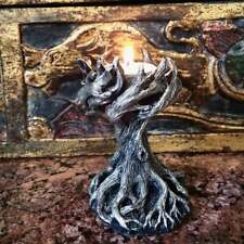 Yggdrasil the World Tree Tealight Holder, Pewter Finish picture
