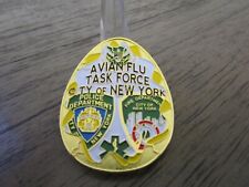 NYPD City of New York Avian Flu Task Force Gold Version Challenge Coin #5081 picture