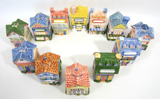 VINTAGE Avon Victorian Cottage House Spice Jar Collection Set Of 12 NEW/ Unused picture