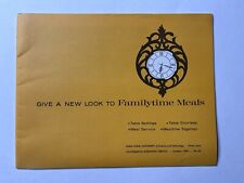 Iowa State University Familytime Meals Booklet Manual 1963 Settings Habits Ephem picture