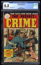 Perfect Crime #19 CGC FN+ 6.5 Off White to White Highest Graded Copy 1951 picture