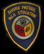 USN Shore Patrol NCS Stockton MAA California Police Patch S-20 picture