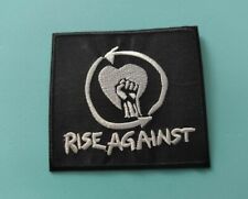 Rock Music Sew / Iron On Embroidered Patch:- Rise Against (a) picture