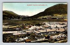 Rutland VT-Vermont, Marble Valley, Aerial, Antique, Vintage c1910 Postcard picture