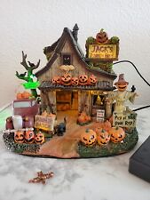 Lemax Spooky Town Jack's Pumpkin Farm 04716 Battery Operated Halloween Village picture