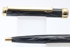 Vintage Colibri Grey Marble Ballpoint Pen, GT (Original Case) picture