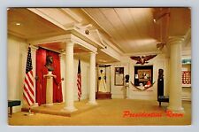 Odessa TX-Texas, Ector County Library Presidential Room, Vintage Postcard picture