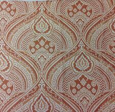 OUTDURA OUTDOOR ORANGE DAMASK UPHOLSTERY FABRIC- Sultan/Apricot BY THE YARD 8351 picture