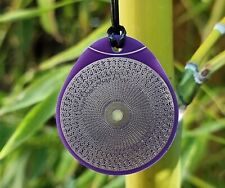 OM Cymatic 528Hz Purple, Sacred Frequencies Pendant picture