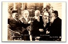 RPPC NORWEGIAN American Lutheran Ministers reverand photomontage picture
