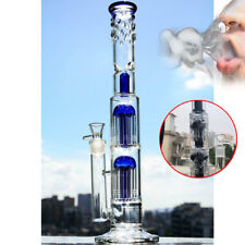 15 inch Heavy Glass Bong Percolate Bongs Smoking Hookah + 18mm Bowl Water Pipe picture