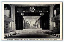 c1940's Interior Of The Dock Street Theatre Interior View Charleston SC Postcard picture