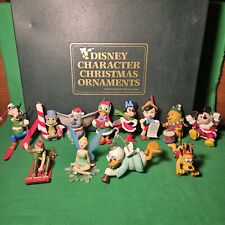 Disney 1987 Christmas Ornaments Vintage Collectors Edition Set of 12 picture
