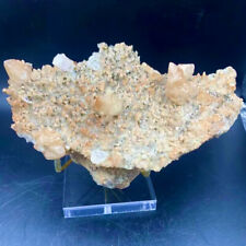 370G Beautiful  Natural White Calcite Quartz Crystal Cluster Mineral Specimen picture
