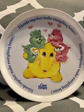 1983 CARE BEAR FRIENDSHIP CHILDREN’S PLATE SILITE 3101 - Used - P  picture
