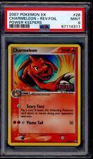 PSA 9 Charmeleon Reverse Holo 2007 Pokemon Card 28/108 Power Keepers picture