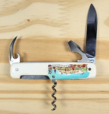 Vintage Garantie Stahl Hapo Austria Salzburg Souvenir 3 Blade Pocket Knife picture