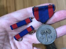 A+ RARE US ARMY PHILIPPINE CAMPAIGN MEDAL BADGE NUMBERED BRIG. GEN. C.A COOLIDGE picture