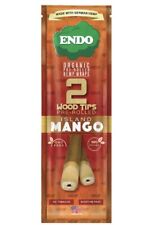 Endo Flavored Herbal Pre-Rolled Papers w Wood Tips 10mm Mango Box 15/2ct picture