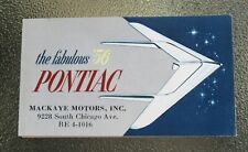 1956 PONTIAC The Fabulous '56 Dealership 6 Page Fold-Out Color Brochure Chicago picture