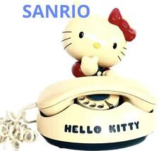 Hello Kitty landline telephone Vintage Japan Used W/ Tracking picture
