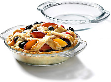 Mini Pie Plate Oven Basics, Glass, 6-Inch, Clear picture