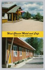 West Glacier Motel and Cafe, Montana Postcard picture