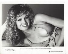 Cavegirl~Cynthia Thompson~Head Shot Leather Bikini~Promo Press Photo~1985 picture