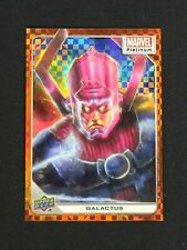 2023 Upper Deck Marvel Platinum Galactus Orange Checkers 19/33 #85 SSP picture